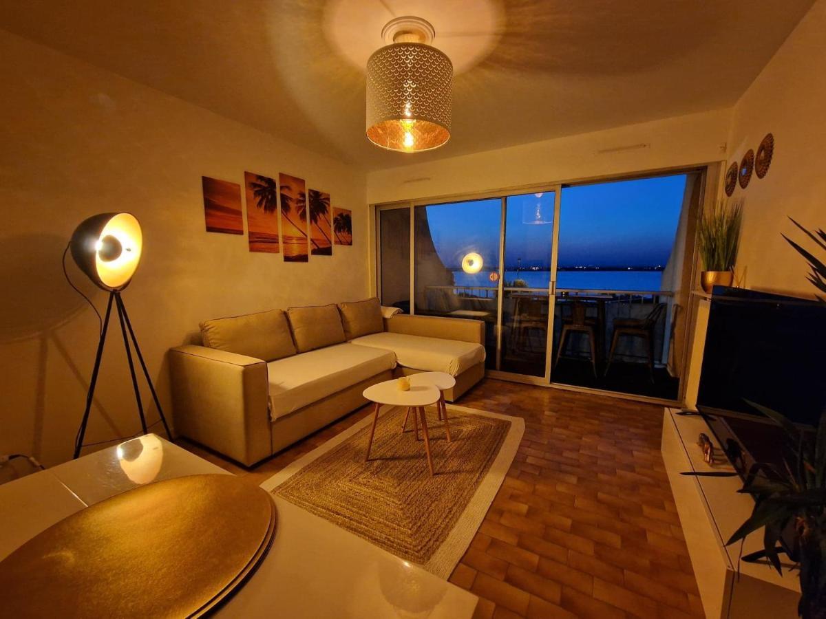 Appartement 1Ere Ligne Piscine Terrasse Au Bord De La Plage Front De Mer Avec 6 Velos Palavas-les-Flots Eksteriør billede