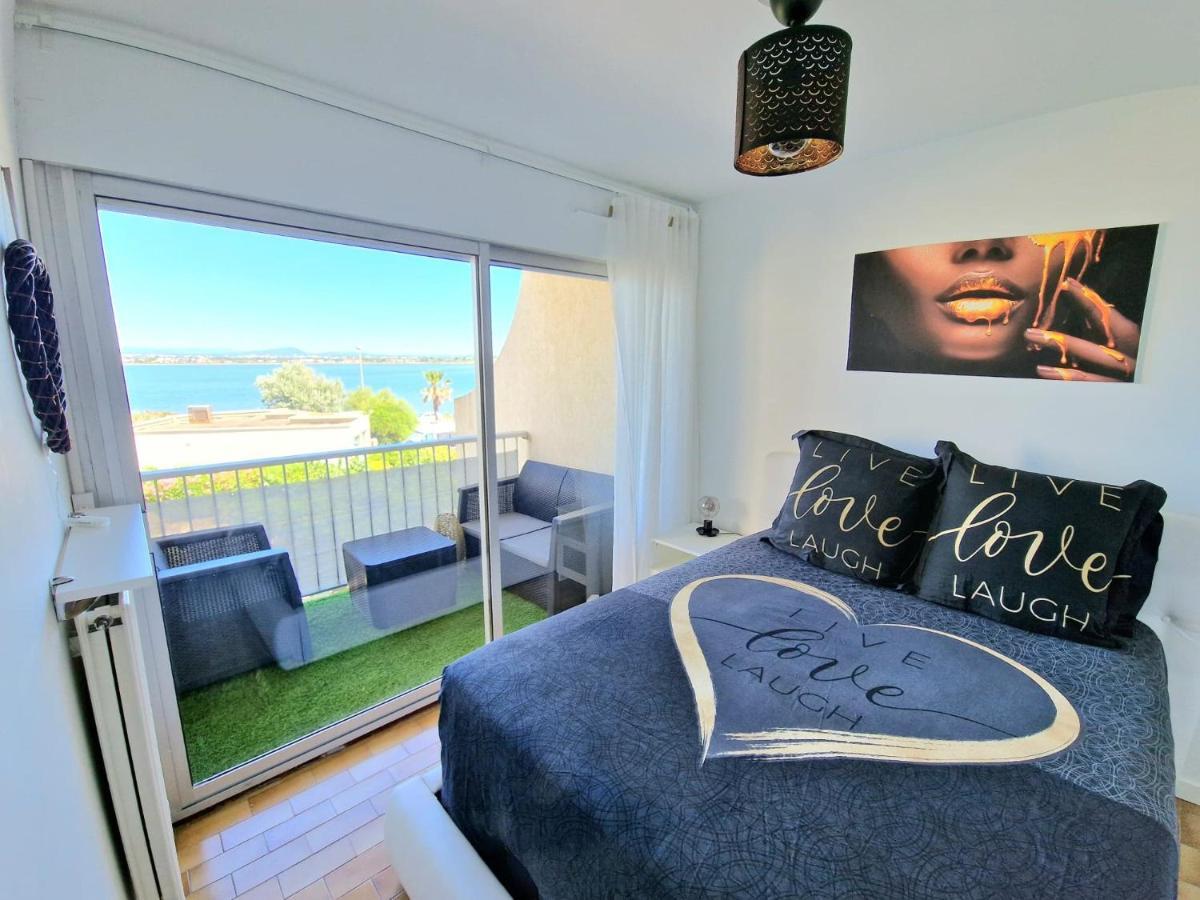 Appartement 1Ere Ligne Piscine Terrasse Au Bord De La Plage Front De Mer Avec 6 Velos Palavas-les-Flots Eksteriør billede