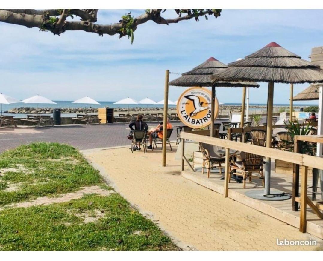 Appartement 1Ere Ligne Piscine Terrasse Au Bord De La Plage Front De Mer Avec 6 Velos Palavas-les-Flots Eksteriør billede
