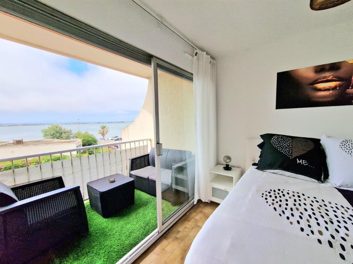 Appartement 1Ere Ligne Piscine Terrasse Au Bord De La Plage Front De Mer Avec 6 Velos Palavas-les-Flots Eksteriør billede