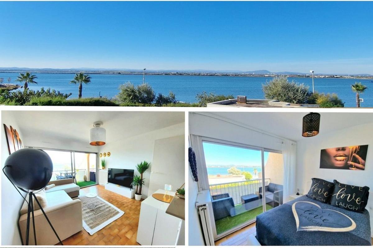 Appartement 1Ere Ligne Piscine Terrasse Au Bord De La Plage Front De Mer Avec 6 Velos Palavas-les-Flots Eksteriør billede